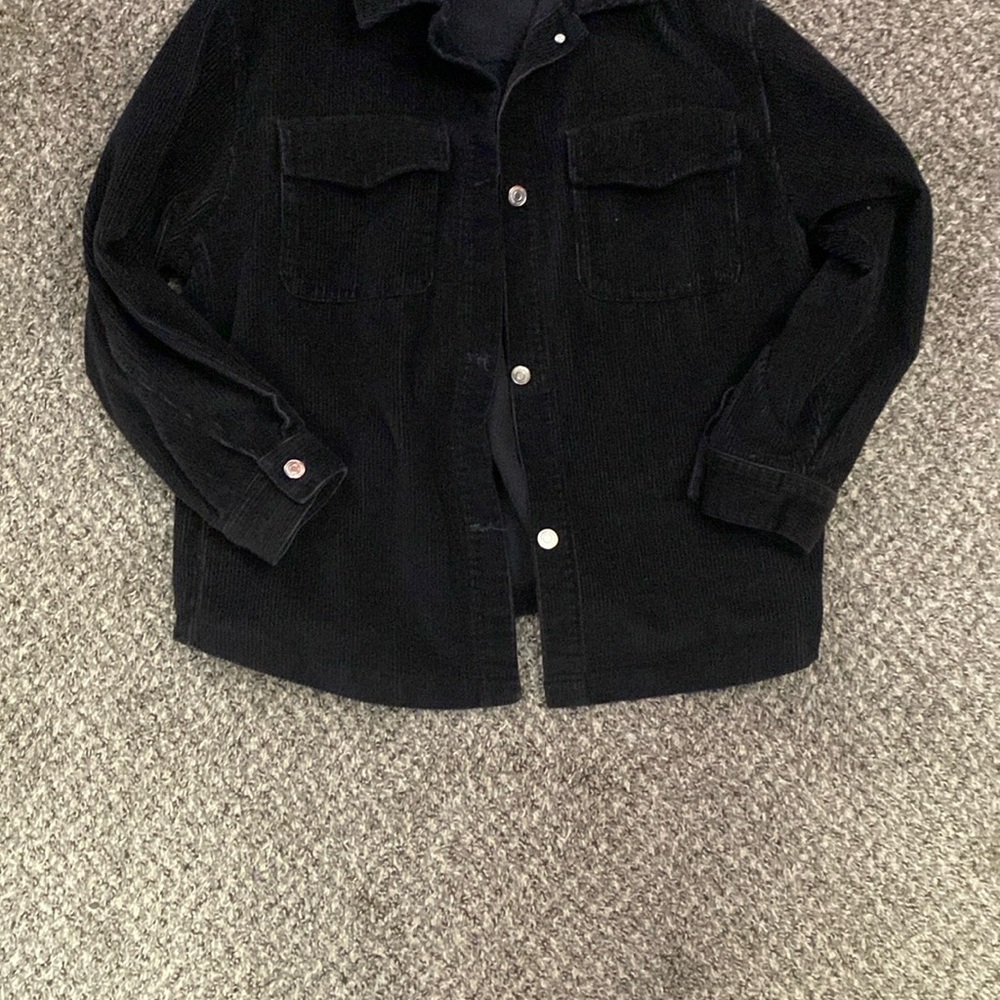 Men's Black Corduroy Jacket